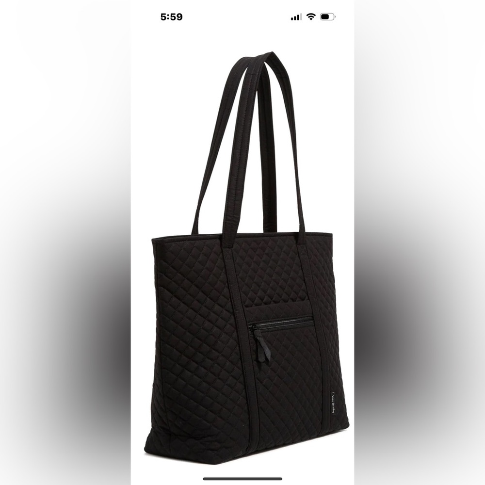 Vera Bradley Large Black Tote